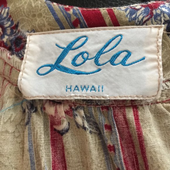 Vintage Hawaii LOLA MuuMuu Maxi Dress - Picture 11 of 13